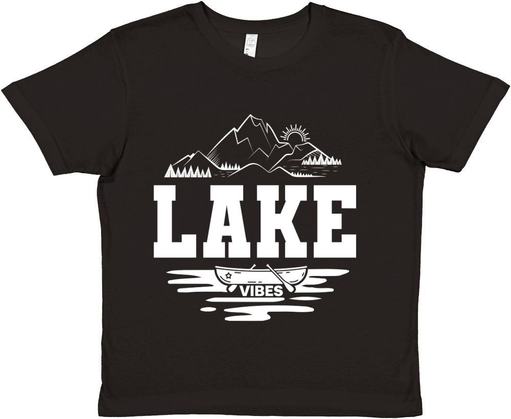 Lake vibes 03 Premium Kids Crewneck T-shirt