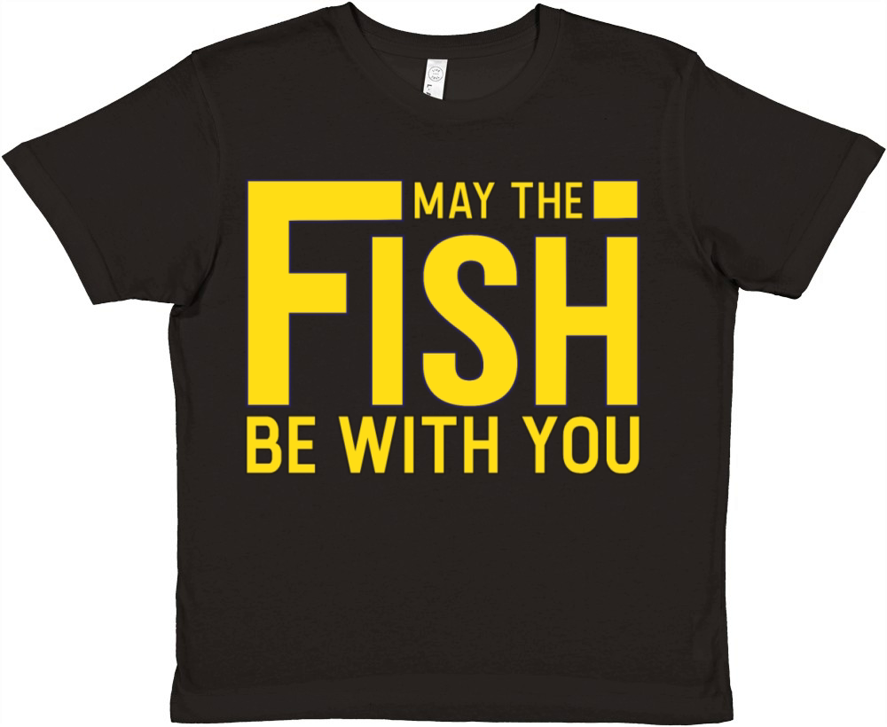 may the Fish be with you Premium Kids Crewneck T-shirt