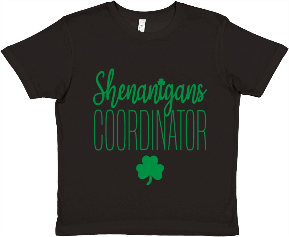 Shenanigans Coordinator Irish Teacher Premium Kids Crewneck T-shirt