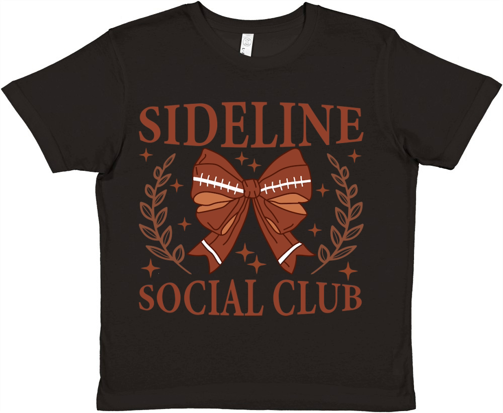 Sideline Social Club Premium Kids Crewneck T-shirt
