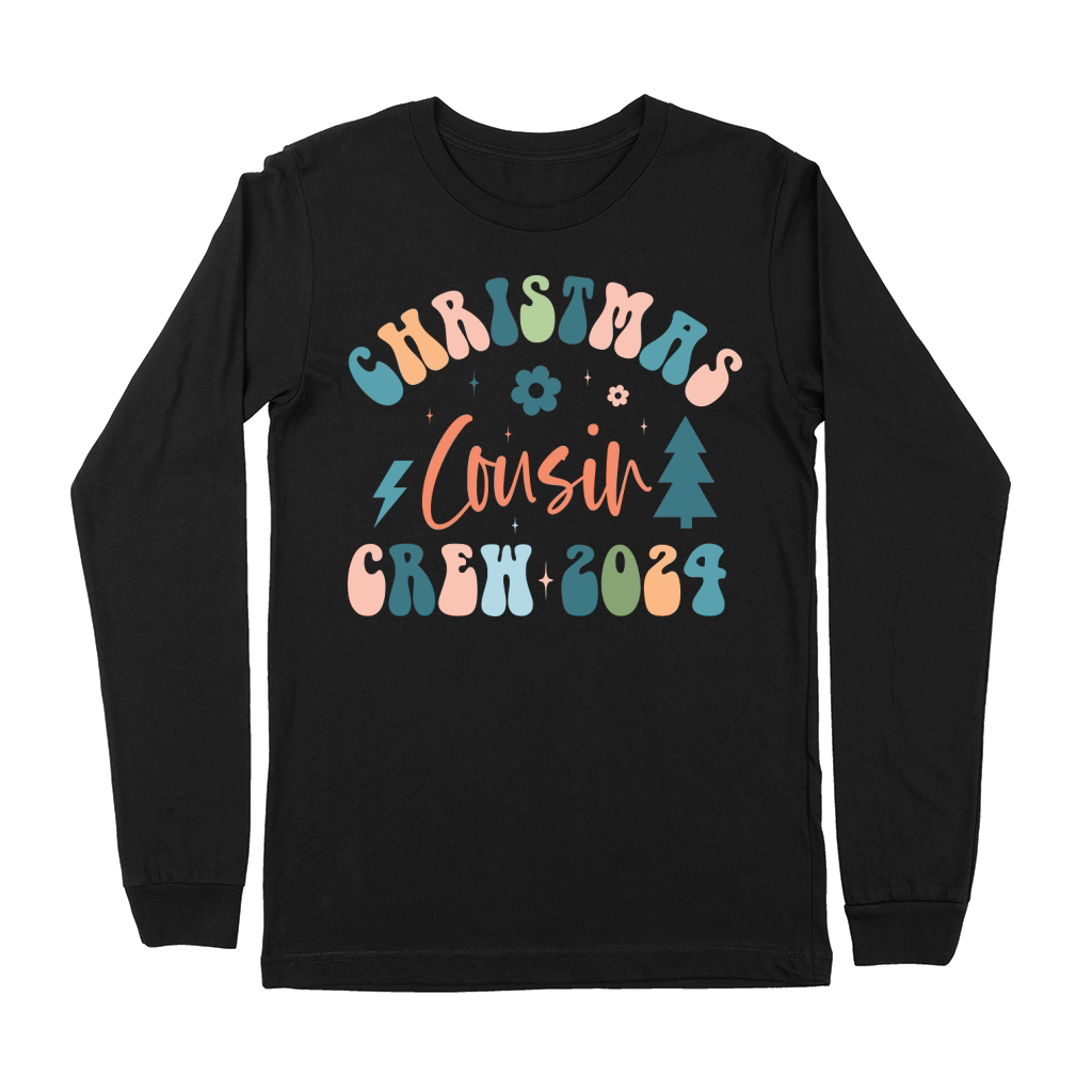 Christmas Cousin Crew 2024 8 Premium Long Sleeve