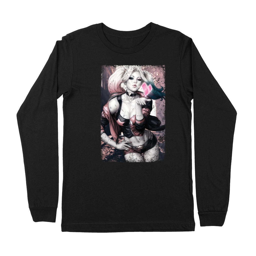 Harley Quinn Comic Premium Long Sleeve