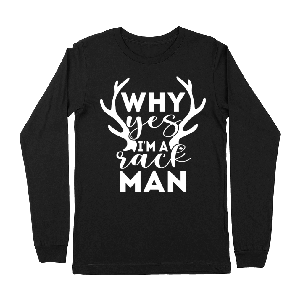 Mens Hunting Graphic Printed T-Shirt Premium Long Sleeve