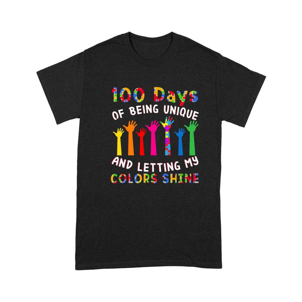 100 days of being unique and letting my colors shine Premium T-shirt