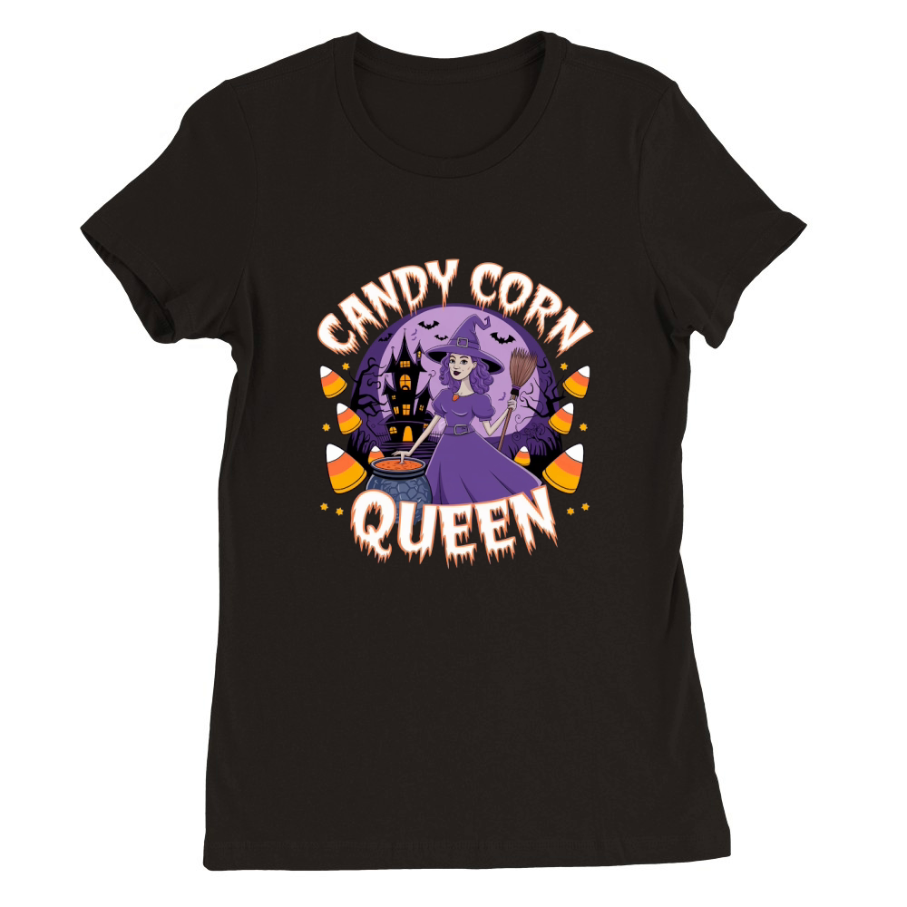 CORN CANDY QUEEN Premium Womens Crewneck T-shirt