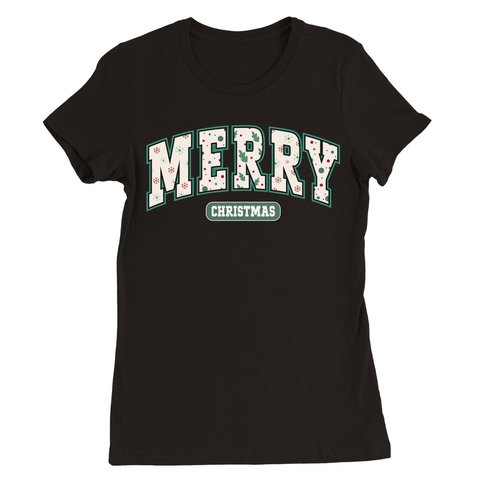 Merry Christmas 38 05 Premium Womens Crewneck T-shirt