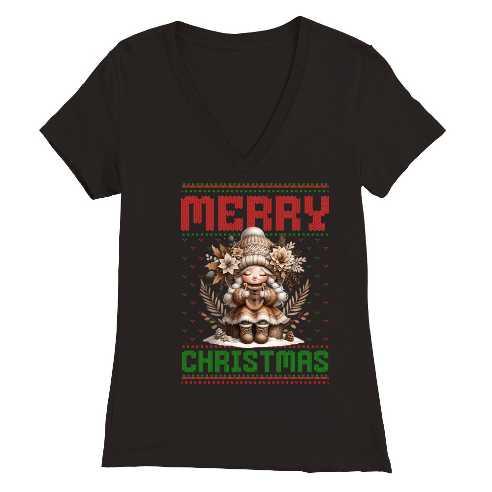 Merry christmas 59 36 Premium Womens V-Neck T-shirt