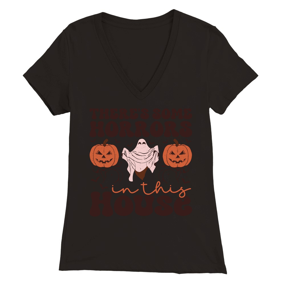 Theres Some Horrors In This House (2) Premium Womens V-Neck T-shirt