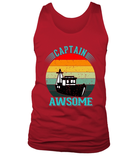 Catain awsome Tank Top Unisex