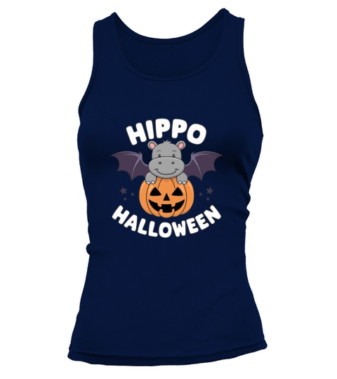 414. hippo halloween Tank top Woman