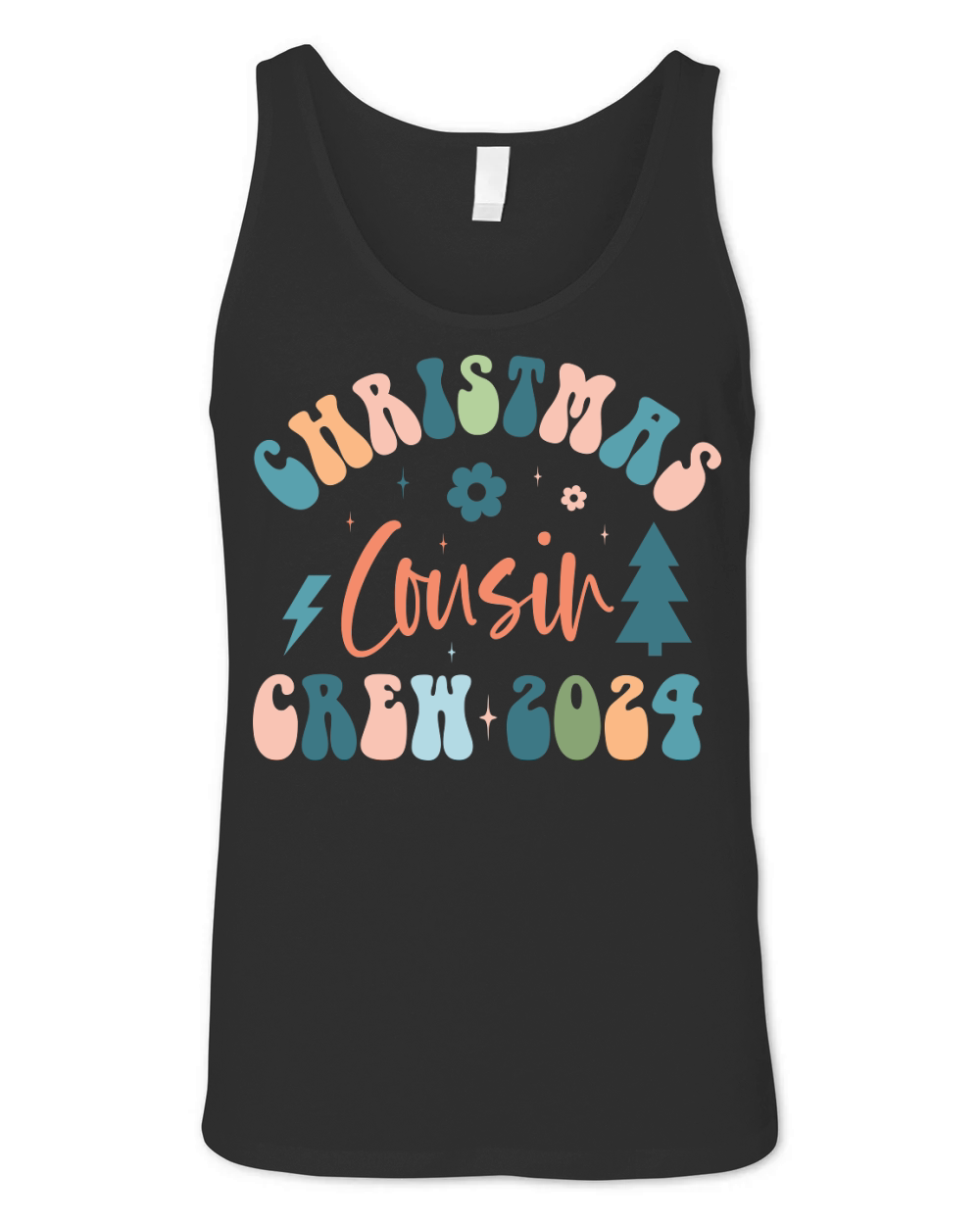 Christmas Cousin Crew 2024 8 Unisex Jersey Tank