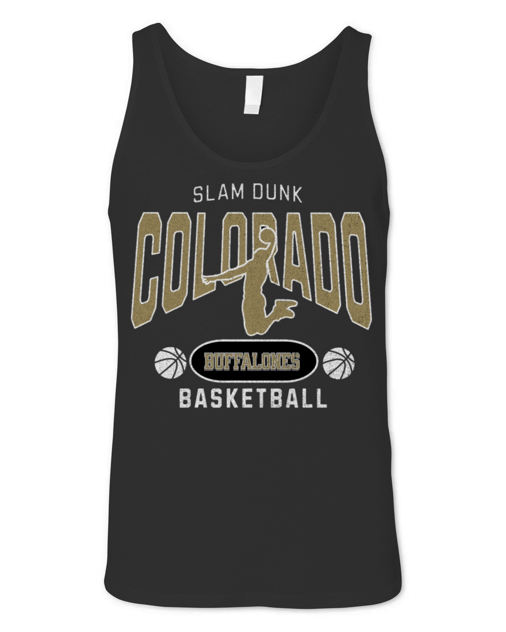 Colorado Buffaloes Slam Dunk Basketball Unisex Jersey Tank