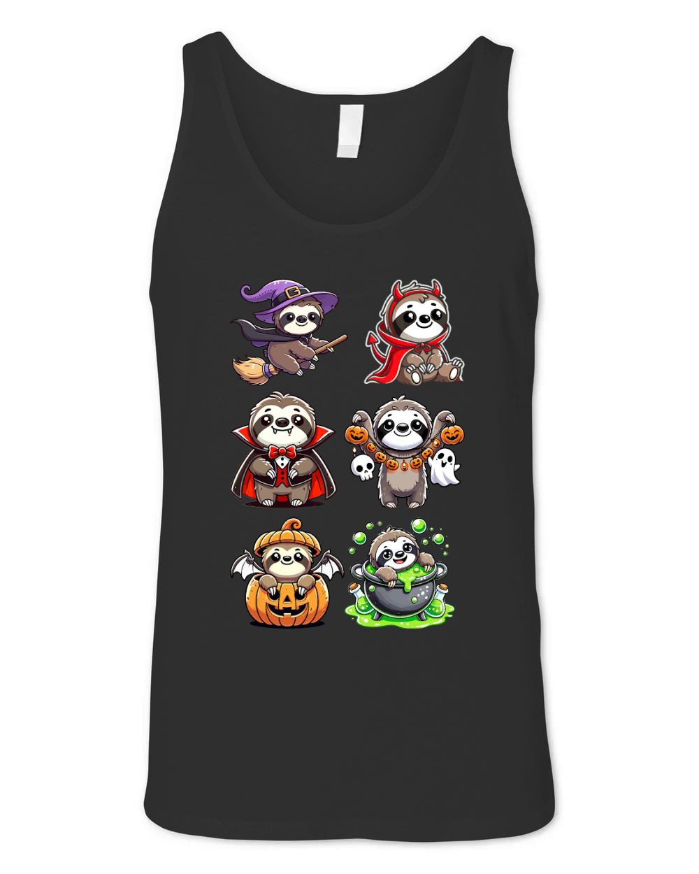 Funny Halloween (2) Unisex Jersey Tank