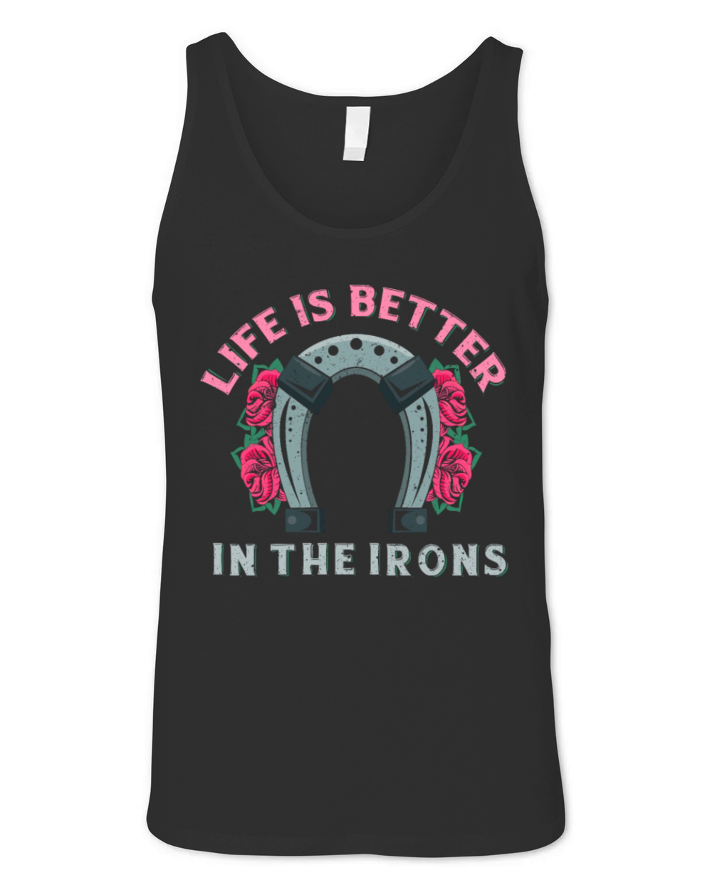 Horse And Horseback Riding Gift For Girl Women and Unisex Jersey Tank