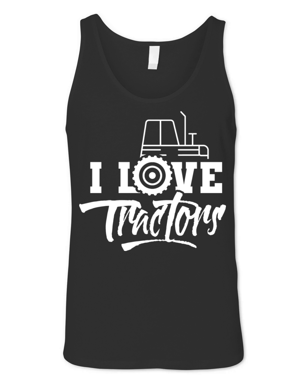 I Love Tractors Farmer Driver Tractor Farming Unisex Jersey Tank