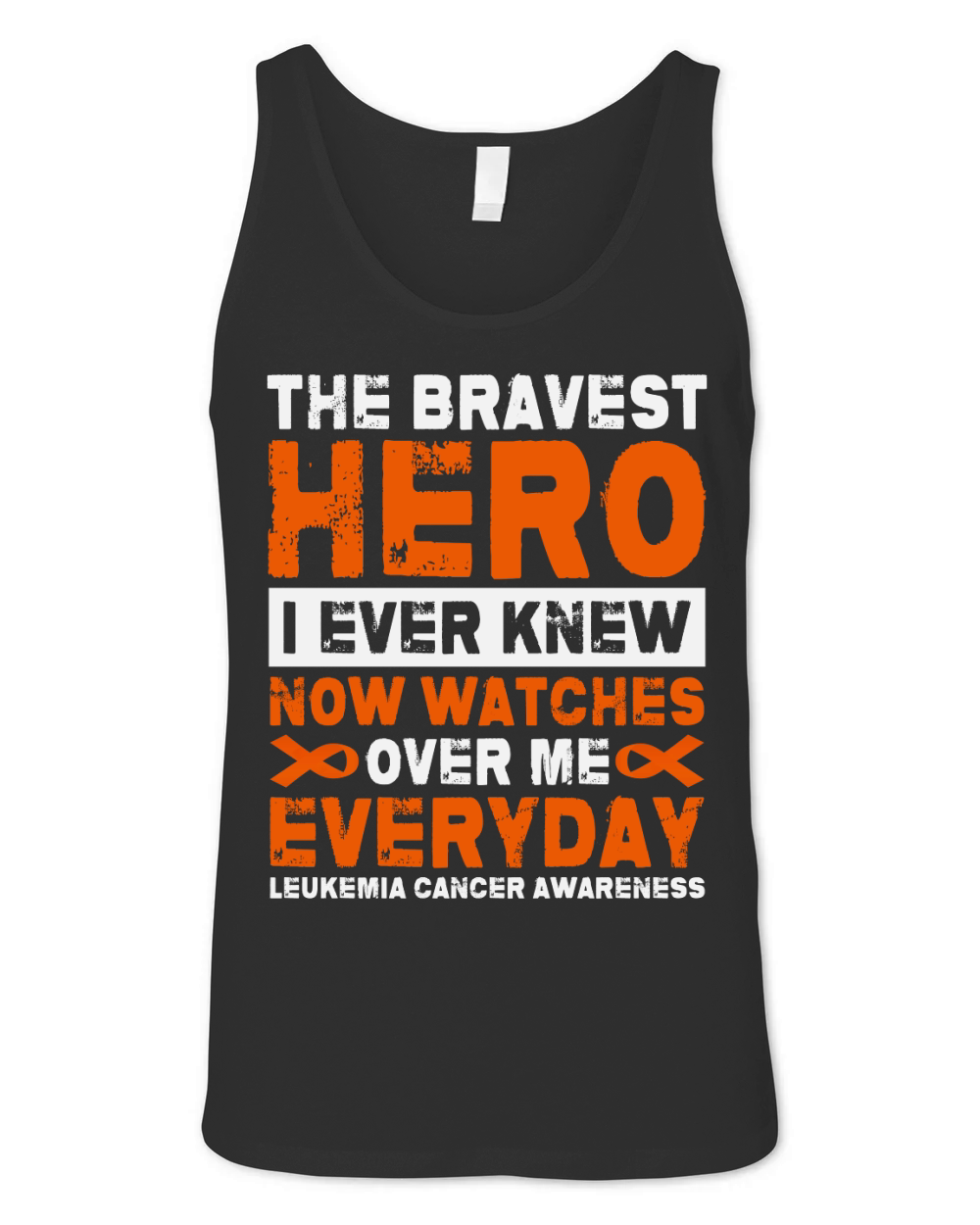 The bravest hero i ever knew now watches Unisex Jersey Tank