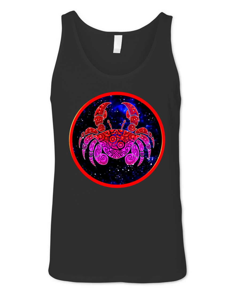Unique Pattern of Cancer Zodiac Unisex Jersey Tank
