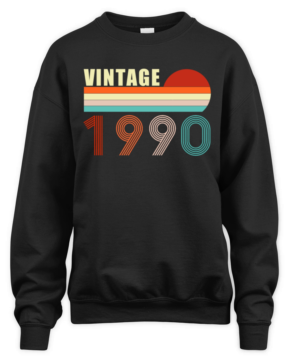 31th Birthday Gift - Vintage 1990 Unisex Premium Crewneck Sweatshirt