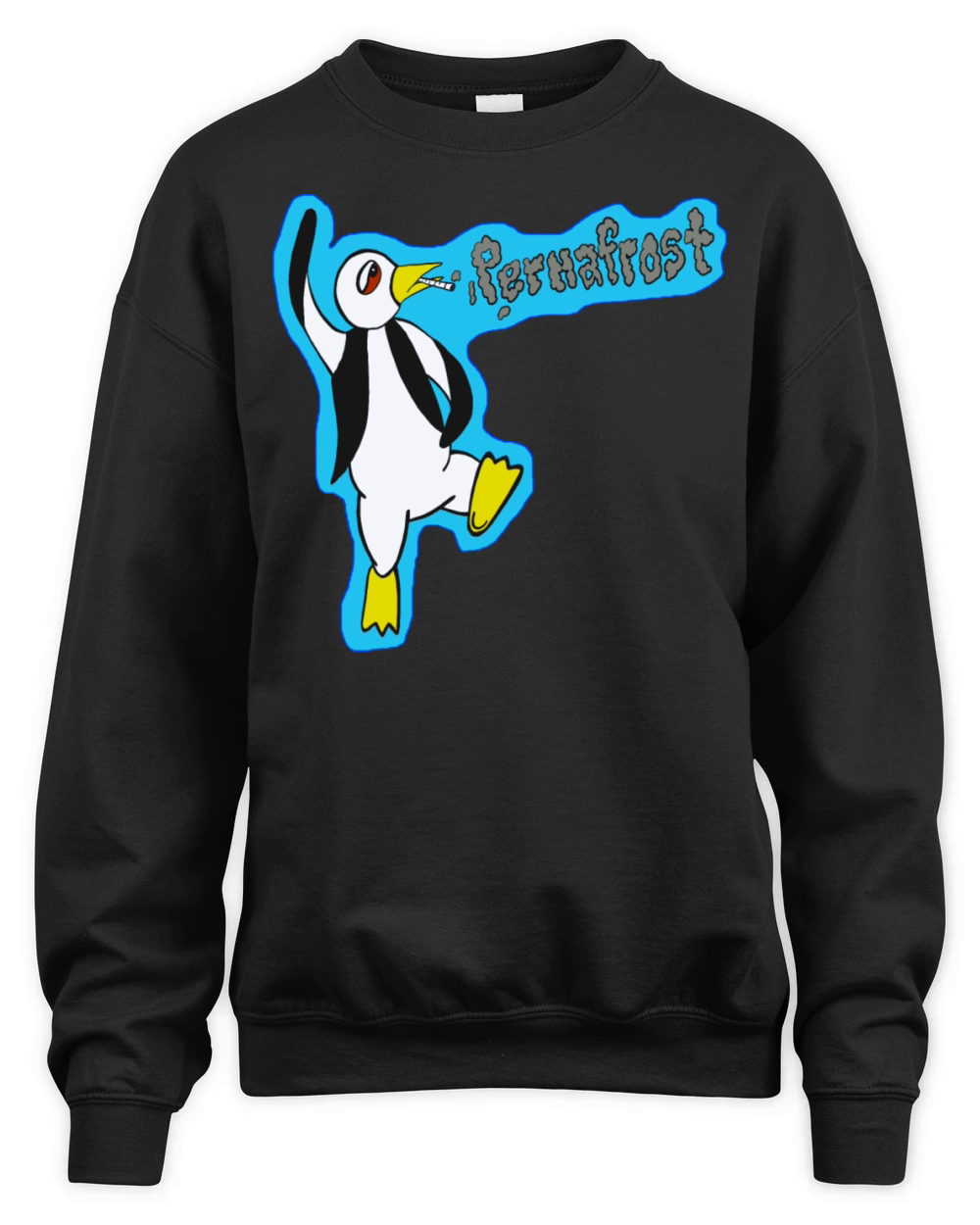 Cannabis Hybrid-Permafrost strain Unisex Premium Crewneck Sweatshirt