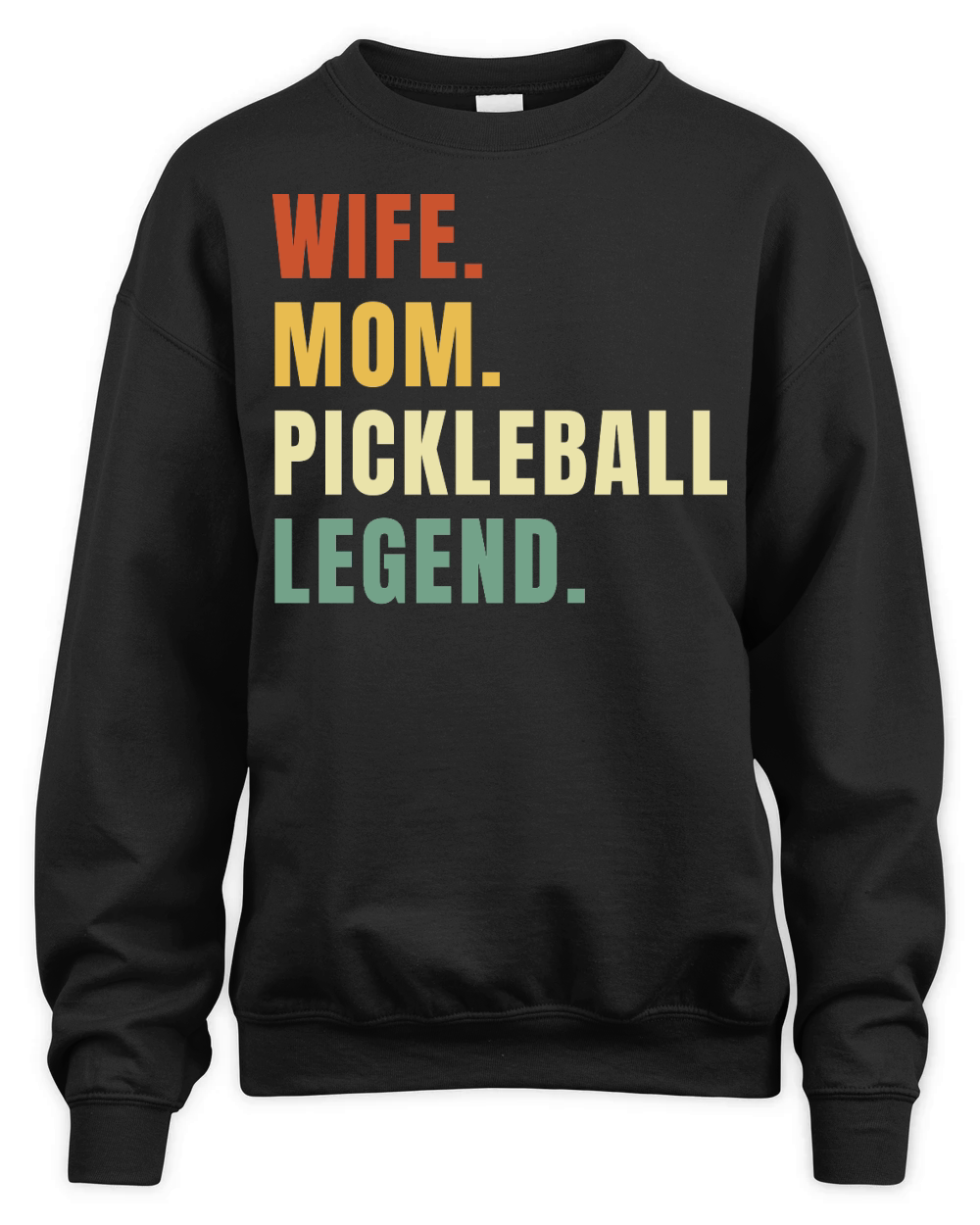 Wife Mom Pickleball Legend Unisex Premium Crewneck Sweatshirt