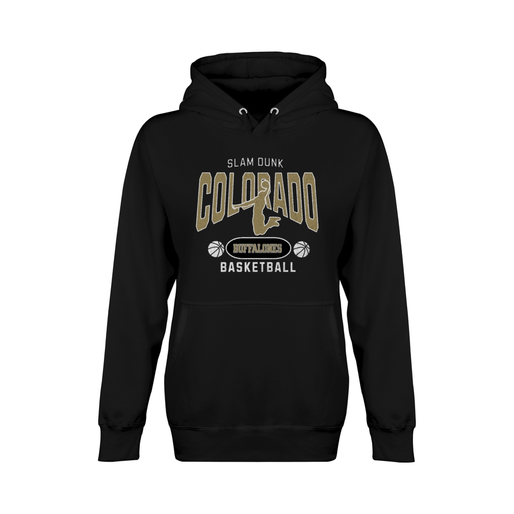 Colorado Buffaloes Slam Dunk Basketball Unisex Premium Pullover Hoodie