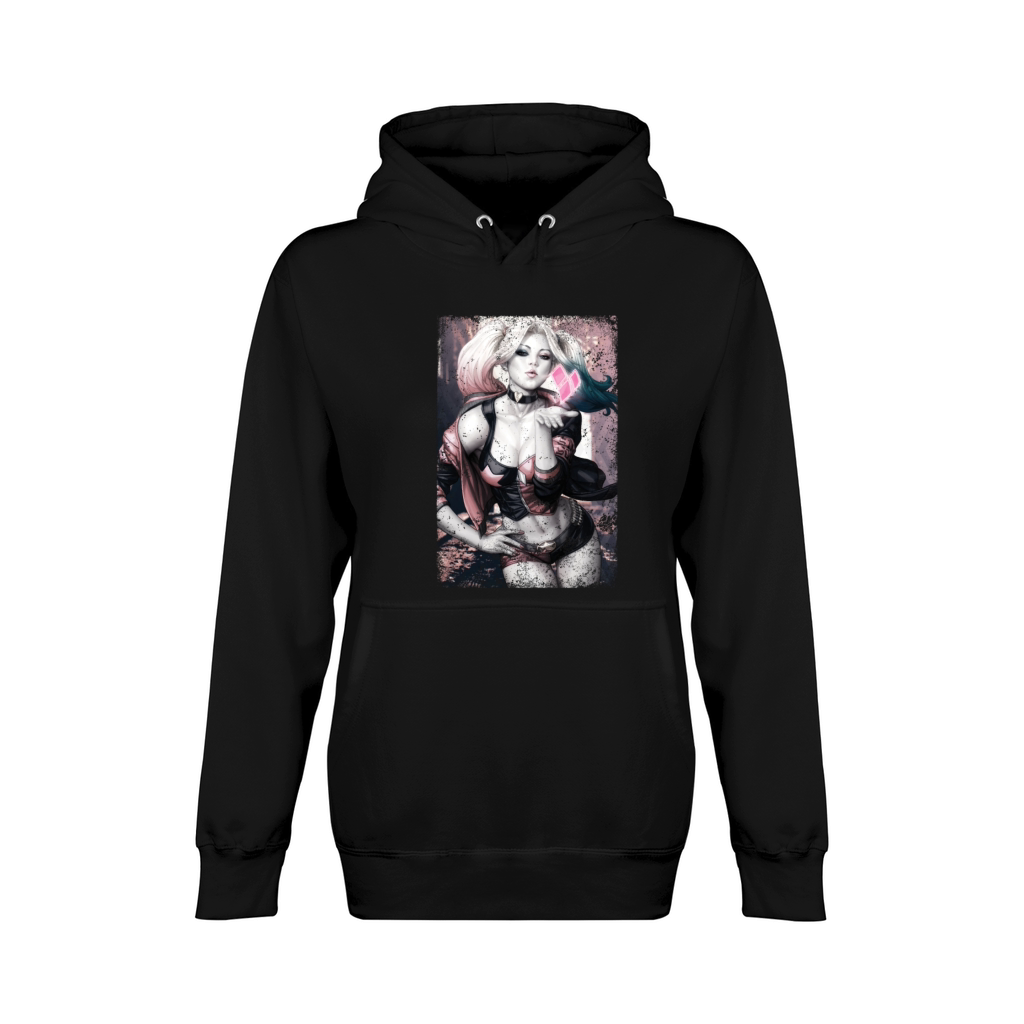 Harley Quinn Comic Unisex Premium Pullover Hoodie