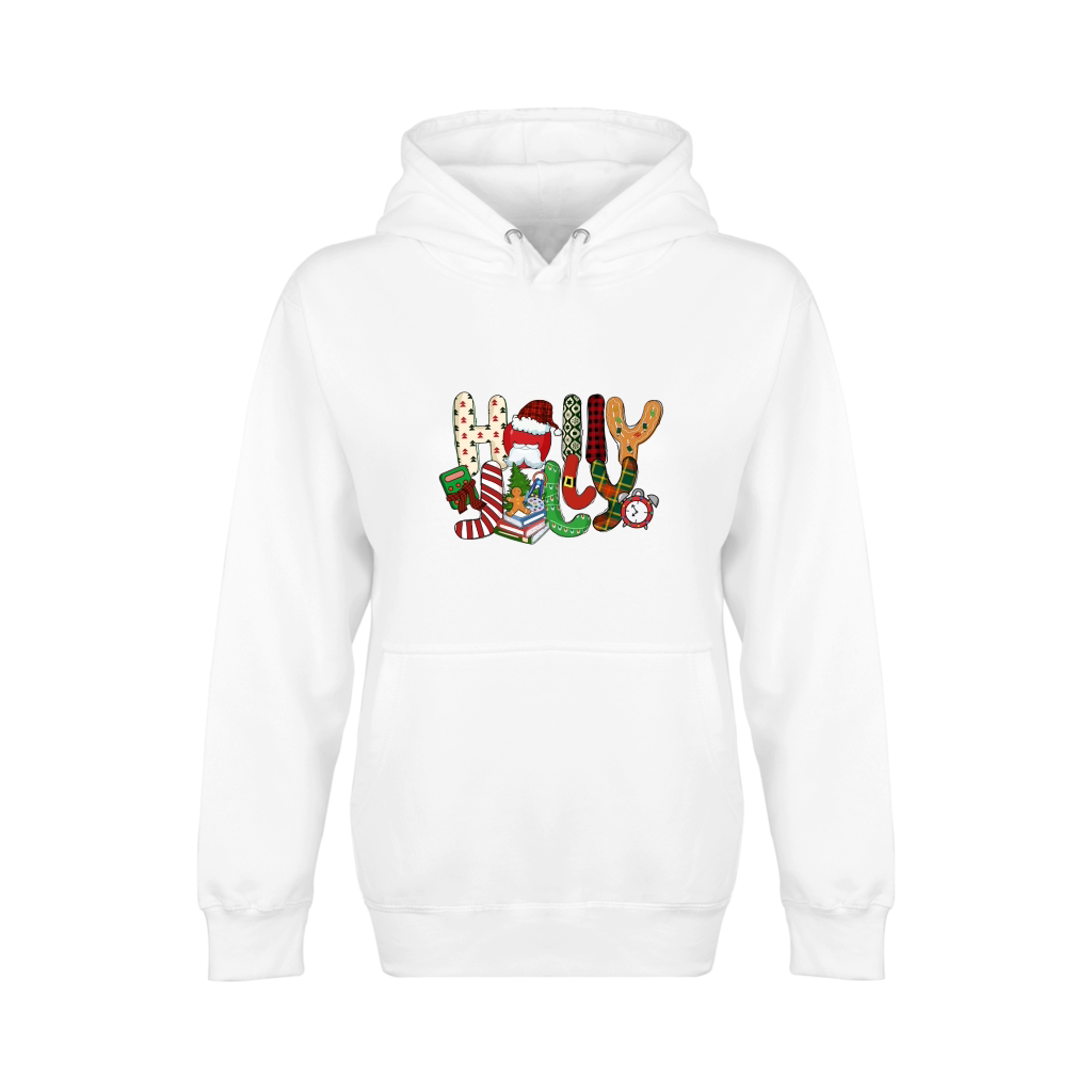Jolly Teacher Merry Christmas Shirt Unisex Premium Pullover Hoodie