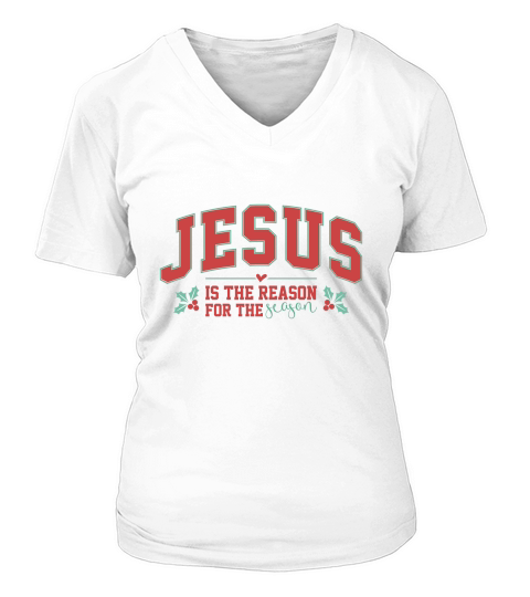 jesus the reason for the season V-neck T-Shirt Woman