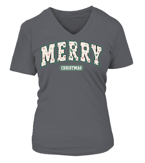 Merry Christmas 38 05 V-neck T-Shirt Woman