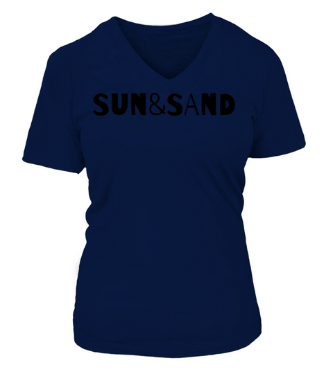 Sun and Sand V-neck T-Shirt Woman