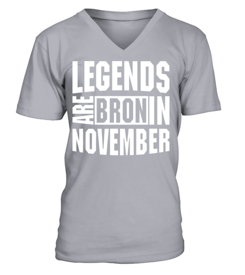 LEGENDS ARE BORN IN NOVEMBER T-SHIRT V-Neck T-shirt
