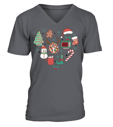 Merry christmas Love  02 V-Neck T-shirt
