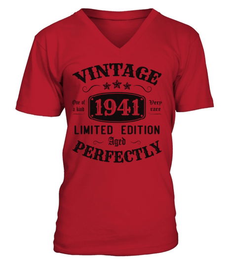 Vintage 1941 Limited Edition Aged Perfectly V-Neck T-shirt