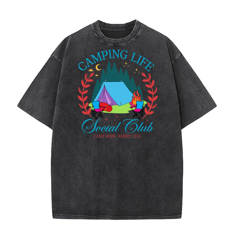 Camping Social Club Adventure Washed T-Shirt