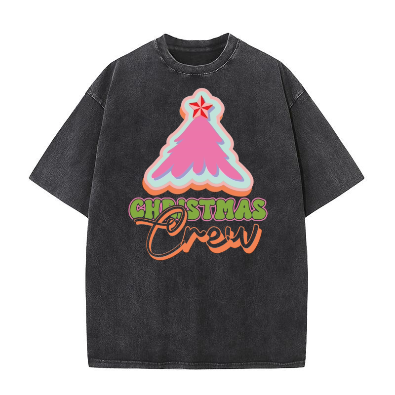 Christmas crew 10 Washed T-Shirt