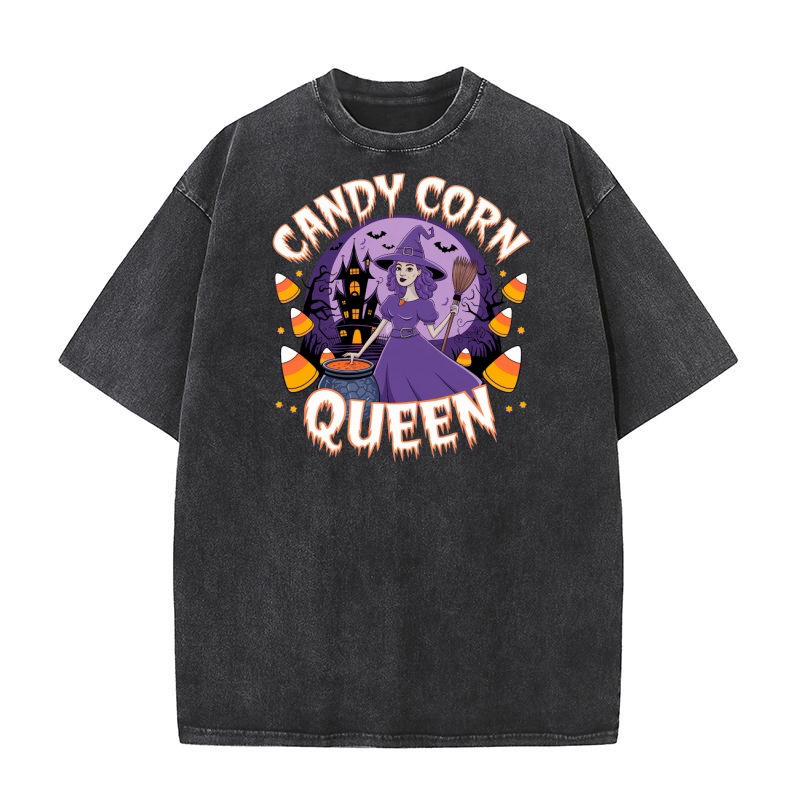 CORN CANDY QUEEN Washed T-Shirt