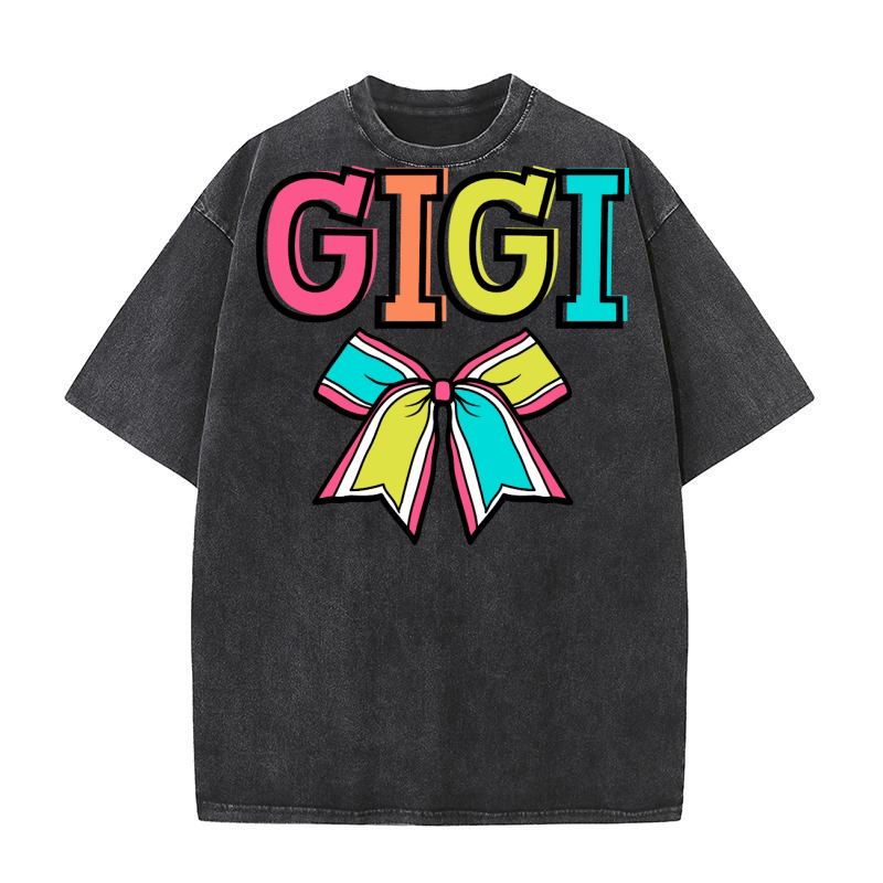 Gigi Bow 02 Washed T-Shirt