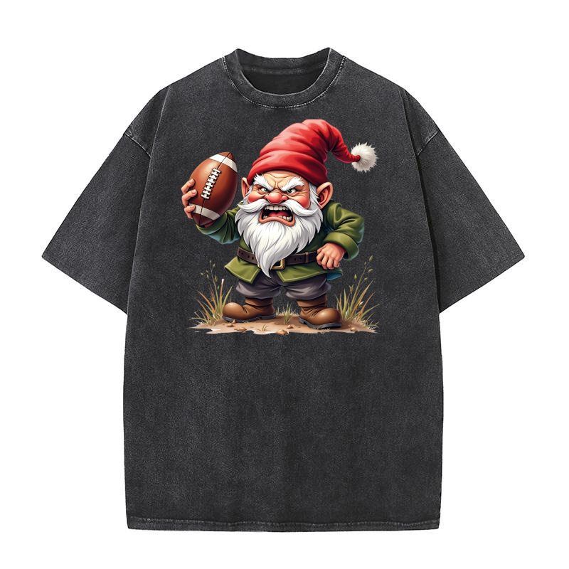 Gnome Sublimation Clipart 10 12 Washed T-Shirt