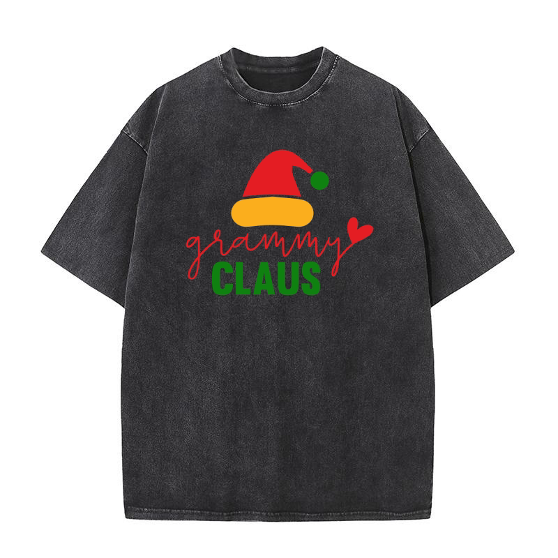 Grammy Claus Washed T-Shirt