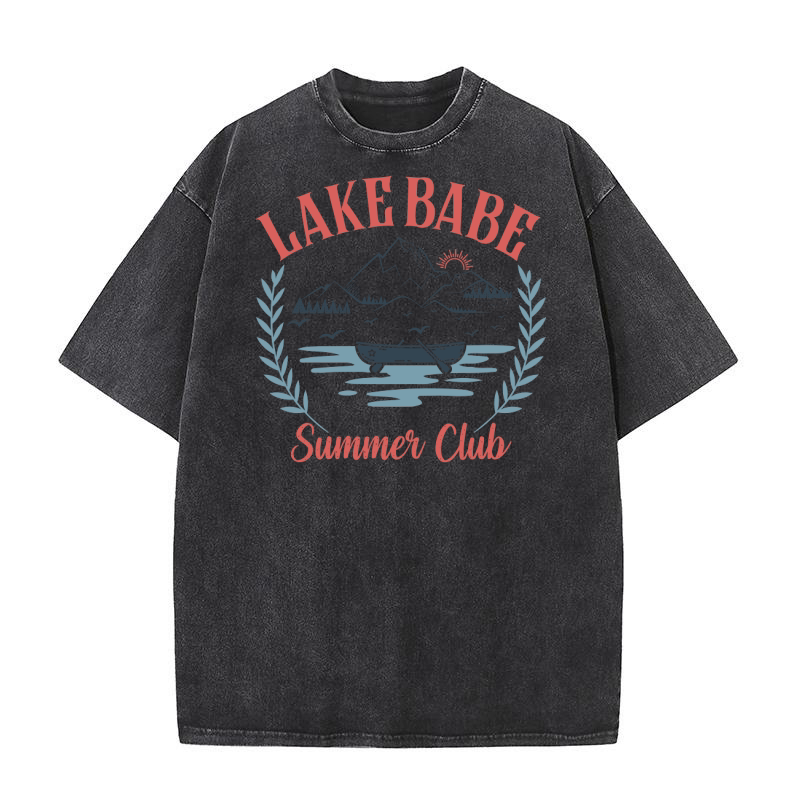 Lake Babe Summer Club, Vacation Washed T-Shirt