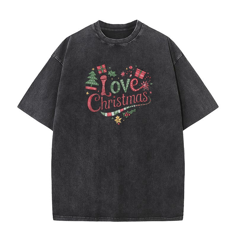 Love christmas Washed T-Shirt