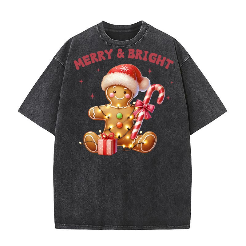 Merry and Bright Washed T-Shirt