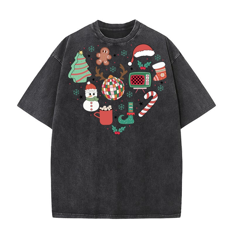 Merry christmas Love  02 Washed T-Shirt