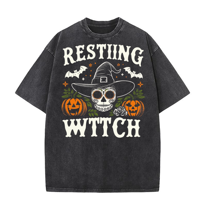 Resting Witch Washed T-Shirt