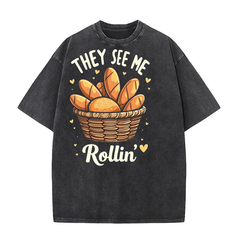 They See Me Rollin Washed T-Shirt