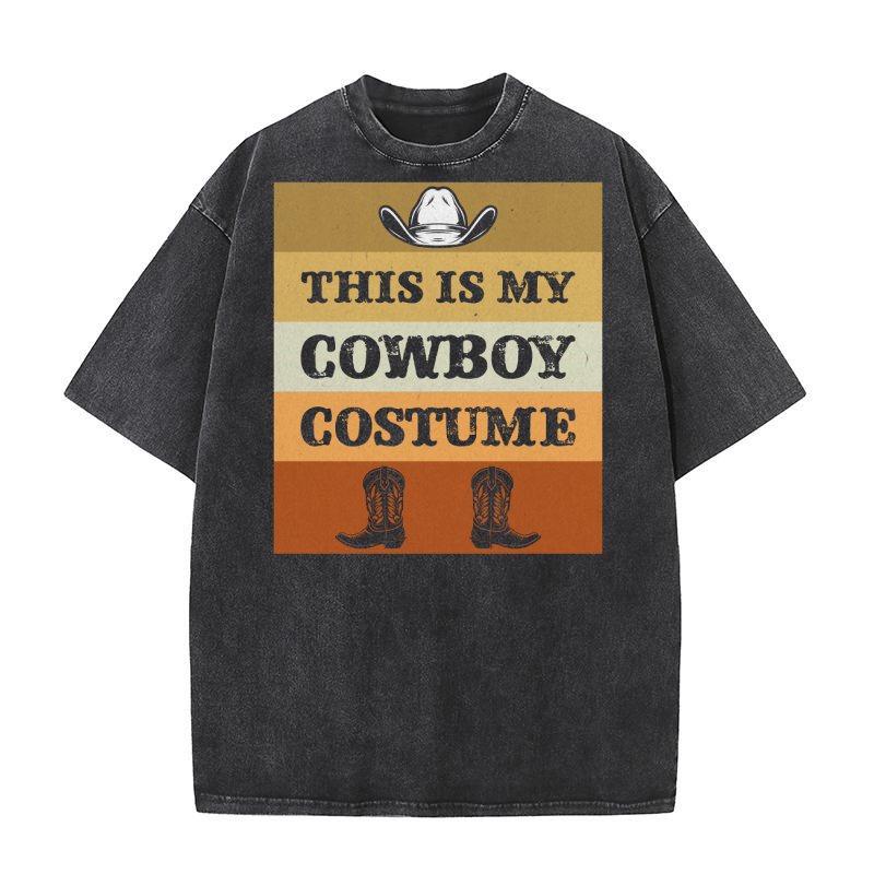 This Is My Cowboy Costume Washed T-Shirt