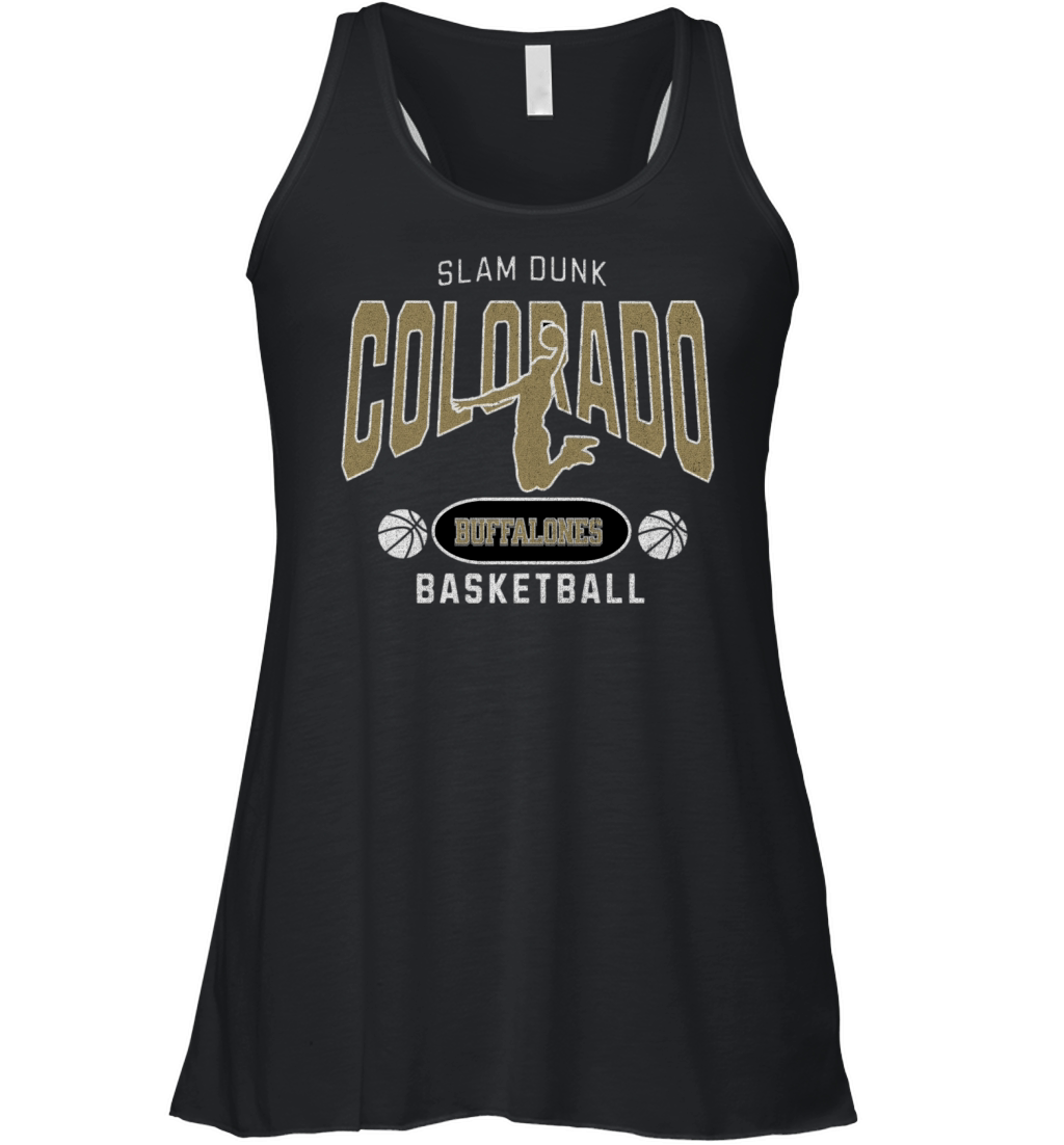 Colorado Buffaloes Slam Dunk Basketball Women's Flowy Tank Top