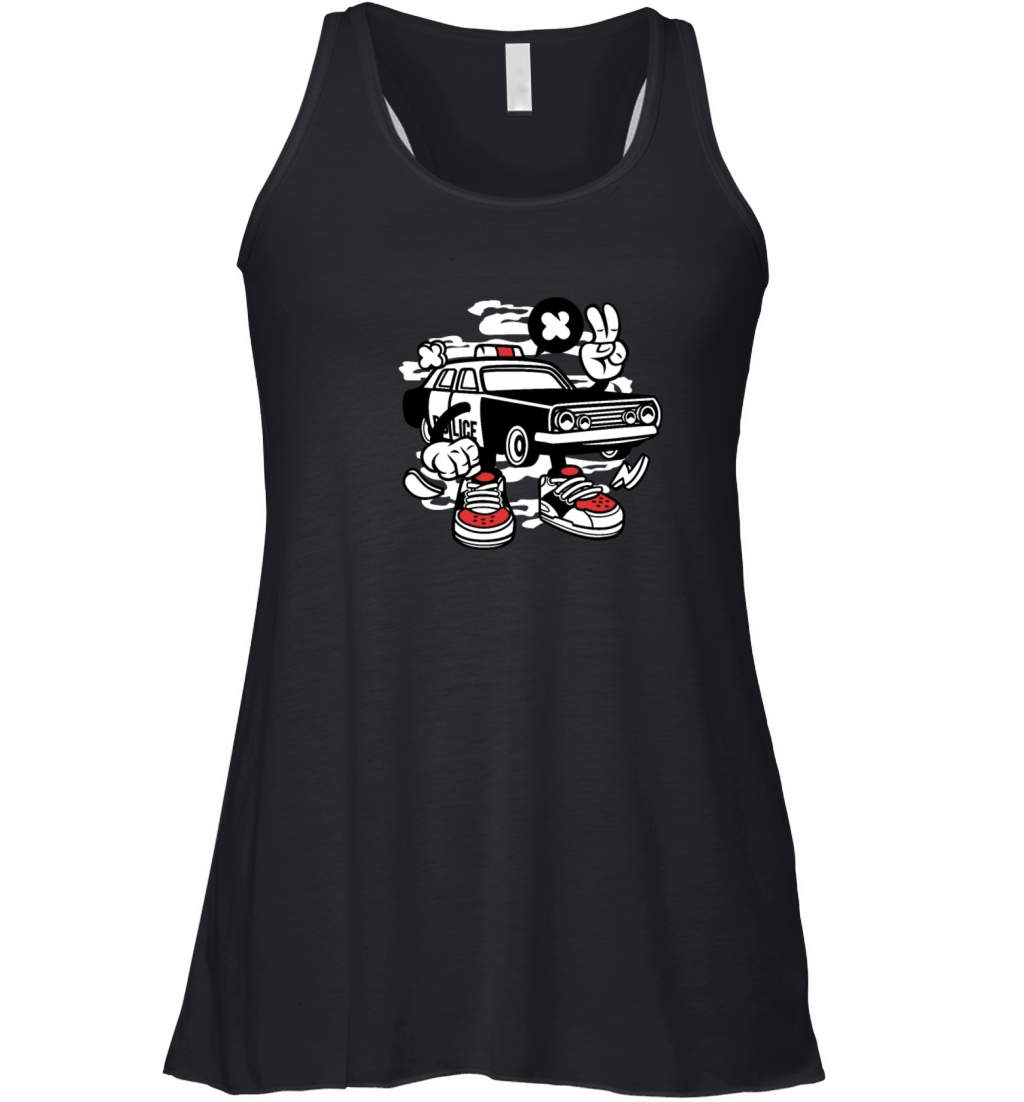 Police Car Women's Flowy Tank Top