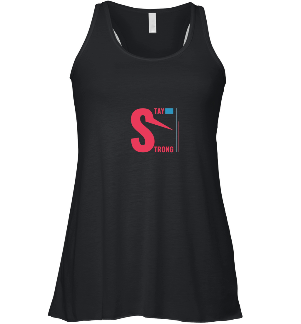 Stay Strong 04 Women's Flowy Tank Top
