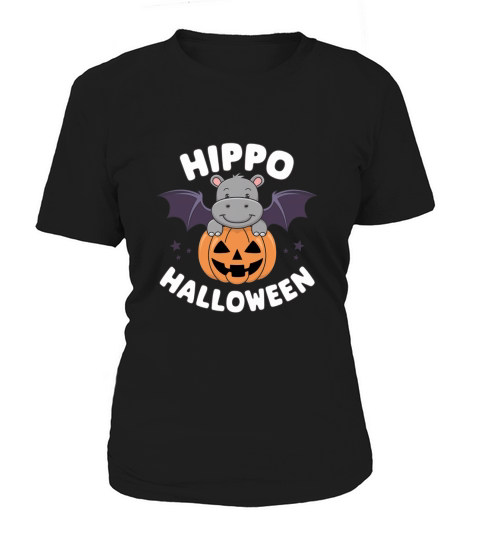 414. hippo halloween Women's T-Shirt